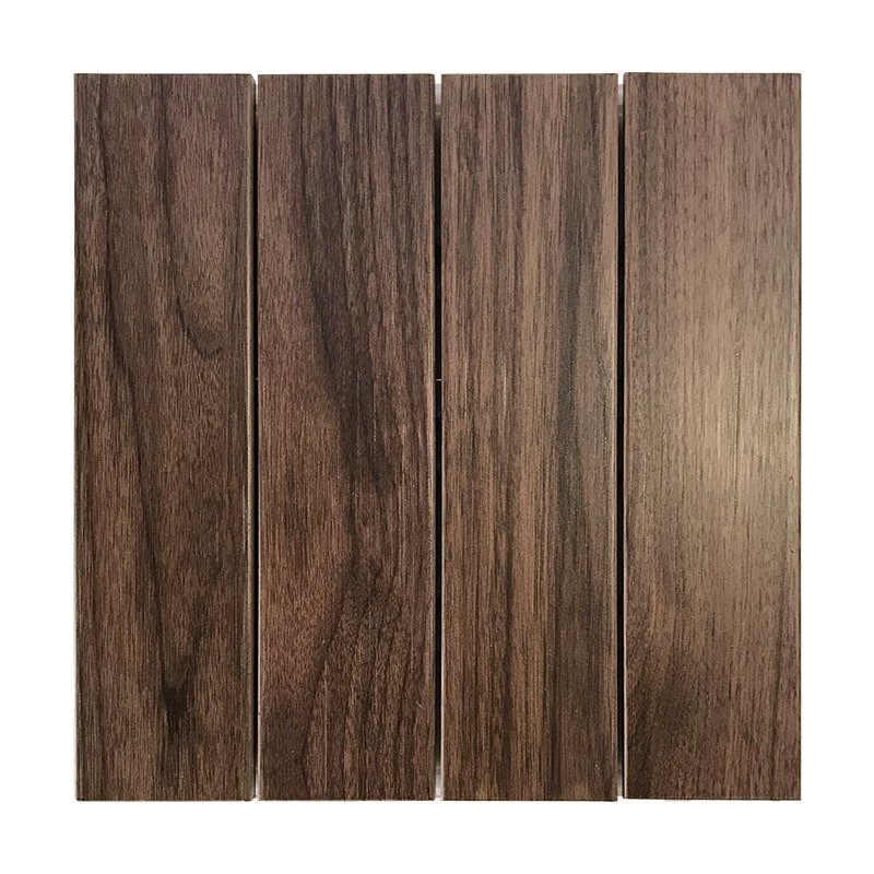 Eco-friendly Plastic Composite Wood FloorInterlocking Decking Tiles with Plastic BaseOutdoor Floor Tiles