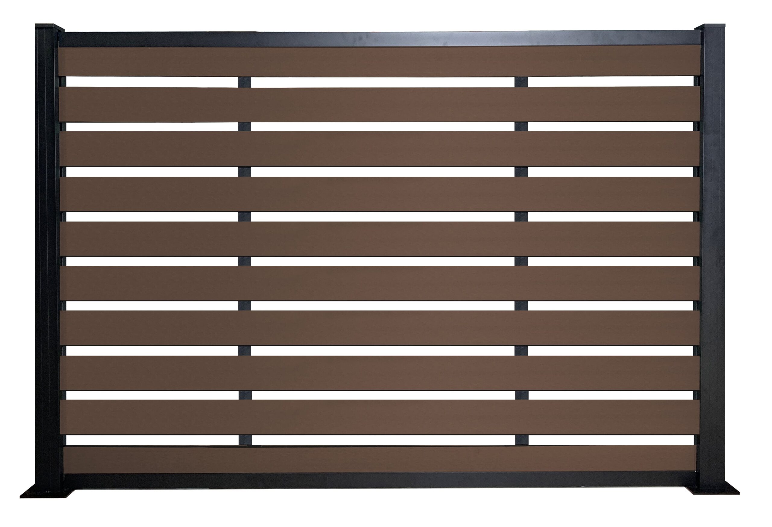 Fence Composite Wood Garden Wpc Fence Panels Low Maintenance Full And Half Privacy Fence