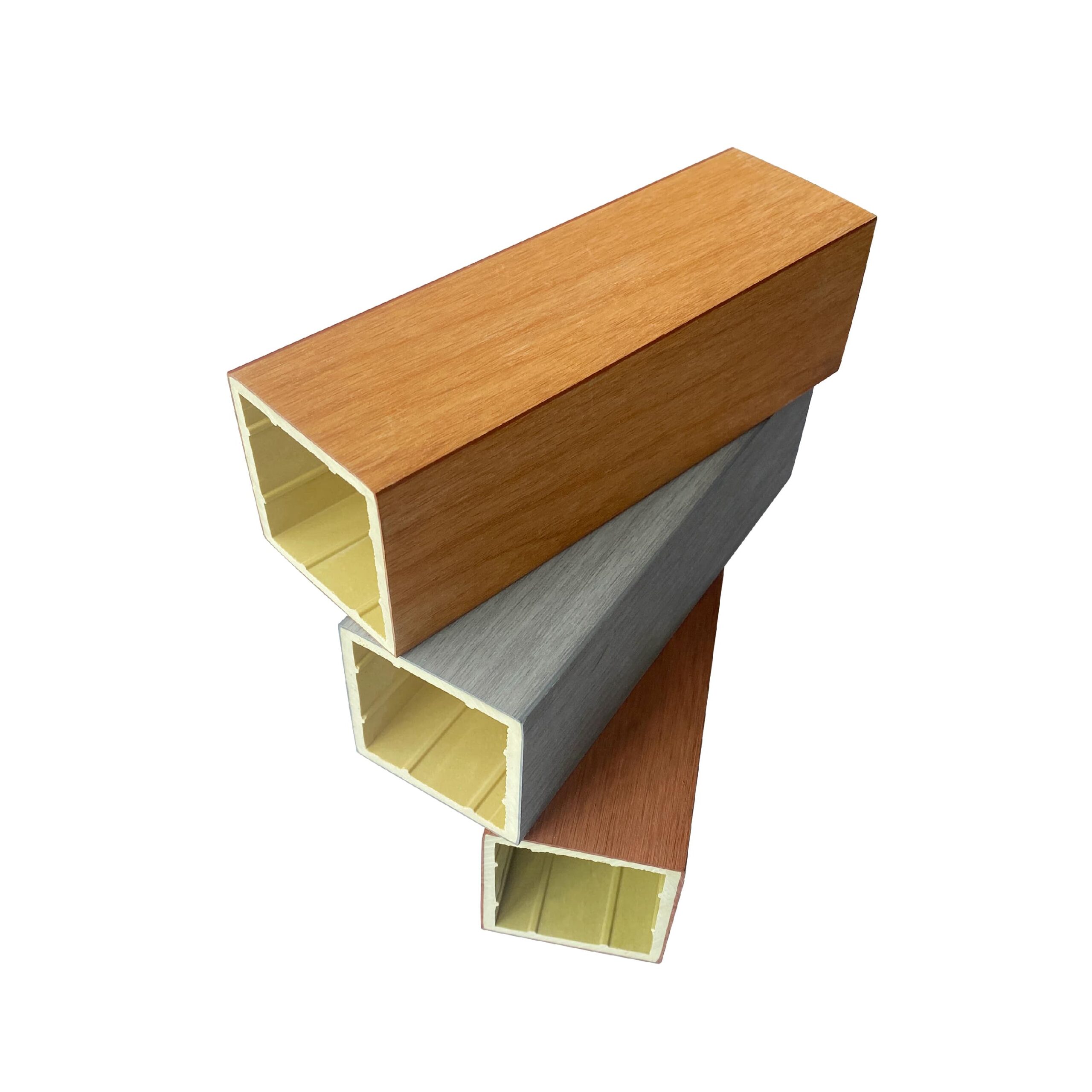 Foshan Rucca WPC Wood Composite Timber , wood decoration cheap building materials decor