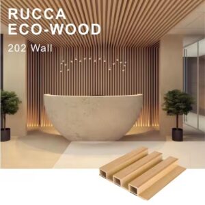 RUCCA wood plastic composite wall panel wpc cladding waterproof wood panel