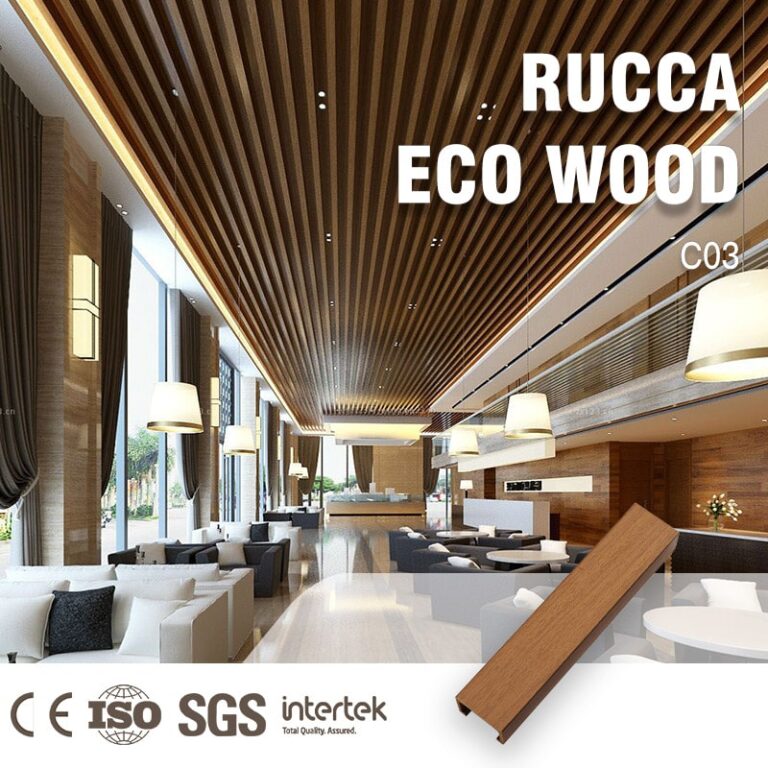 Rucca Decorative Ceiling Wood PVC Plastic Composite False Ceiling for ...