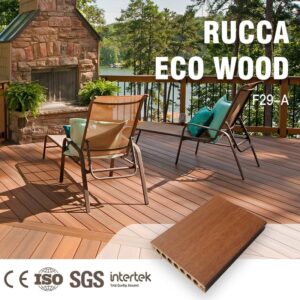 Rucca 古典风格 WPC 木塑复合 PVC 防水户外地板