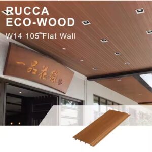 Rucca WPC/Wood and Plastic Composite Modern Decorative Exterior Wall Panel