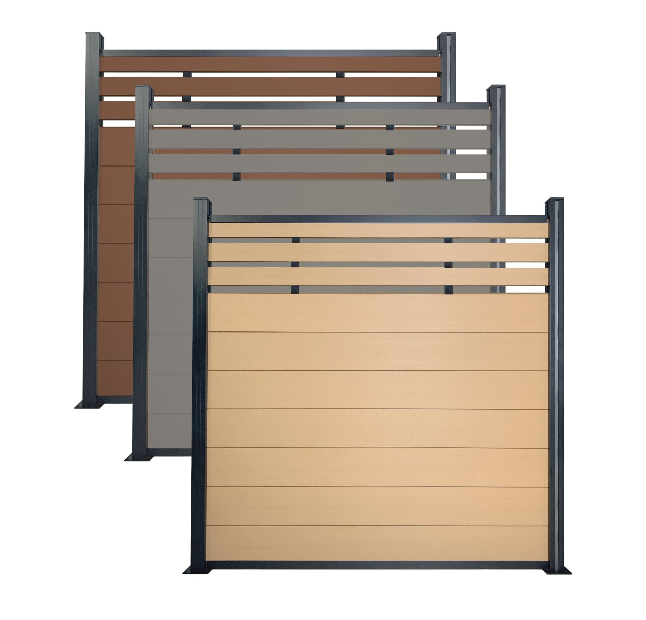 Wood Plastic Composite Outdoor Wood Garden Wall Panel Wpc Boards Fencing Easy Privacy Fence Panels