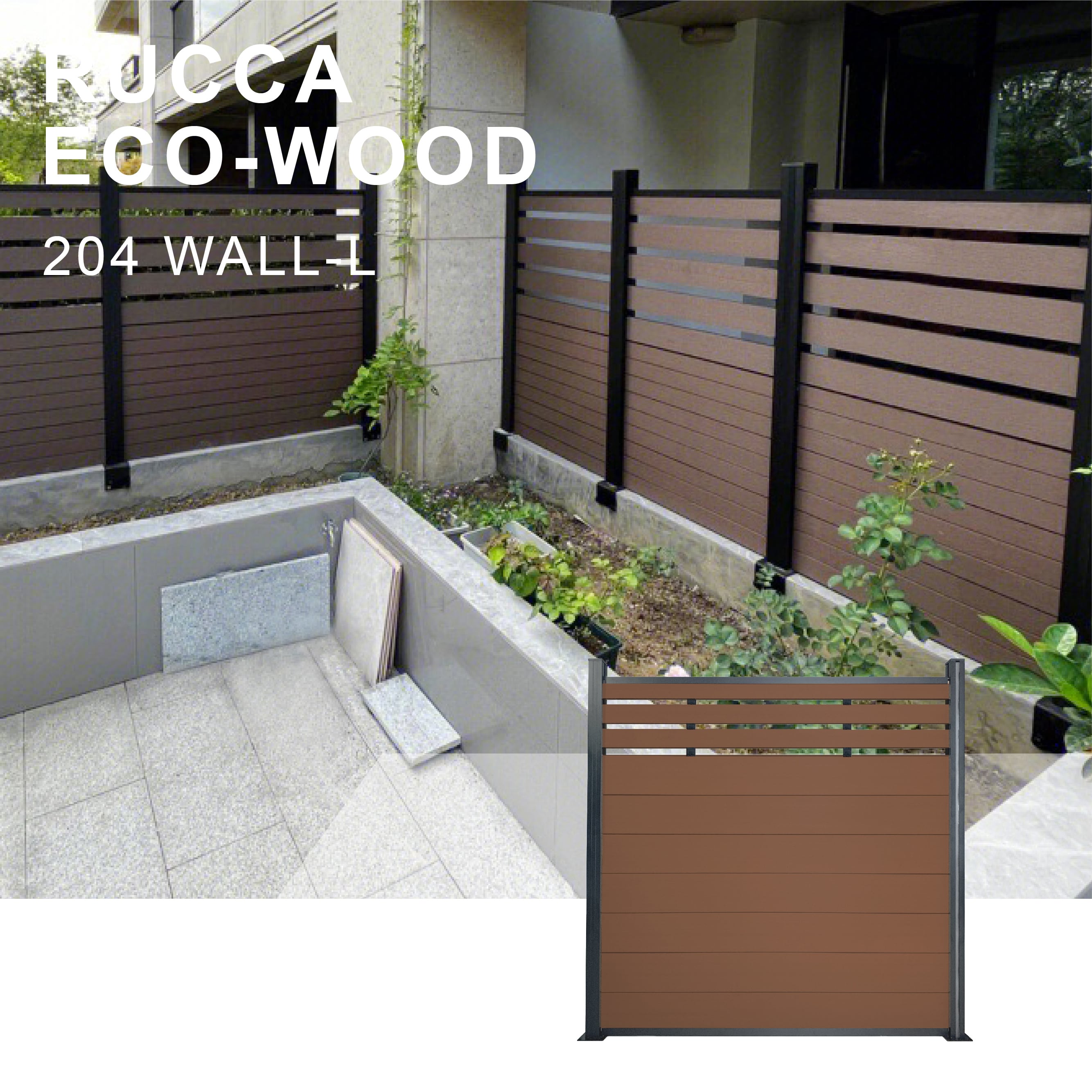 Wood Plastic Composite Outdoor Wood Garden Wall Wpc Boards Fencing Easy Install Privacy Fence Panels