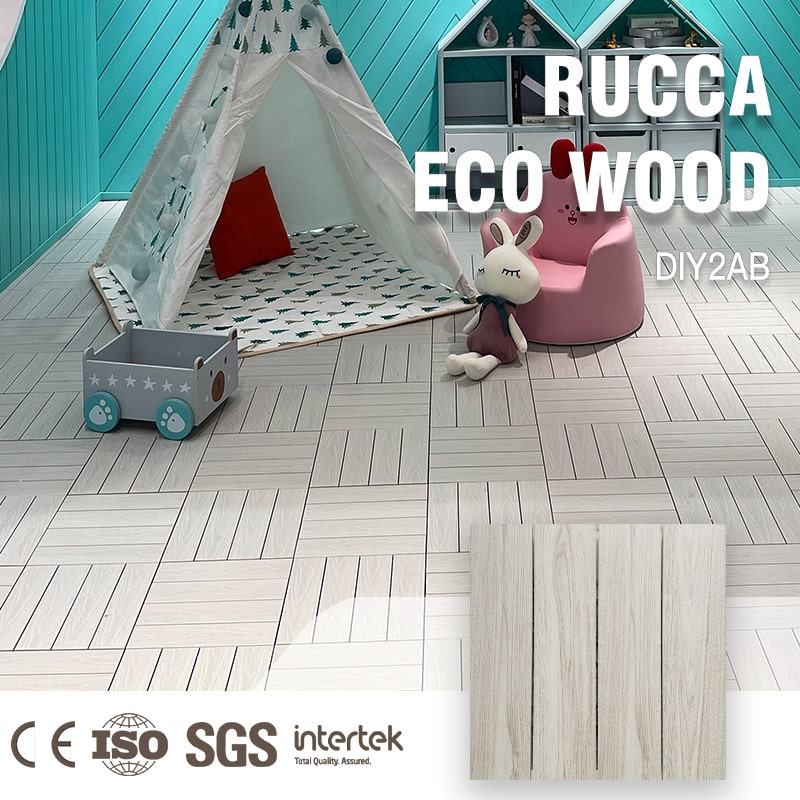 friendly Wood Plastic Composite Wood FloorInterlocking Decking Tiles with Plastic BaseOutdoor Floor Tiles
