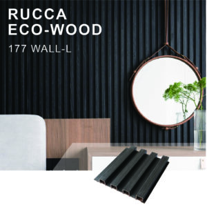 Rucca wood plastic composite wall panels, interior decoration for prefab homes,  building materials